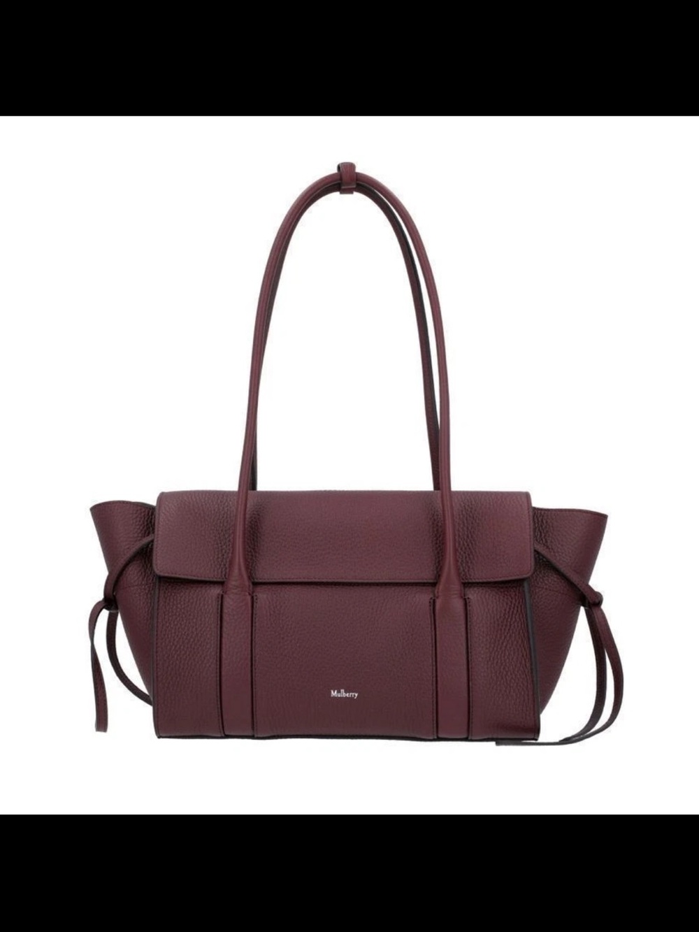 Mulberry Plum Pebbled Leather Shoulder Bag